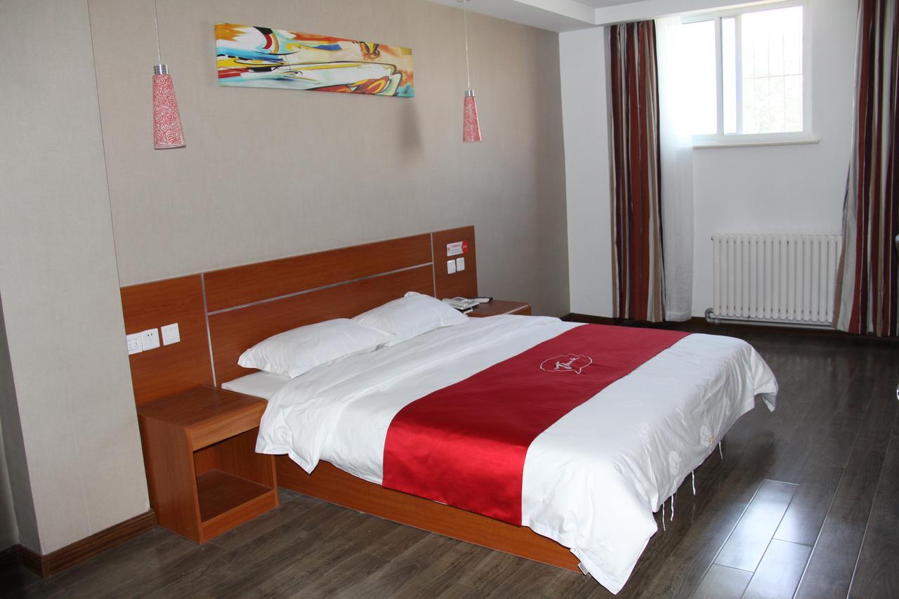 Thank Inn Chain Hotel Shandong Liaocheng Economic Development Zone Jiuhe Community Buitenkant foto